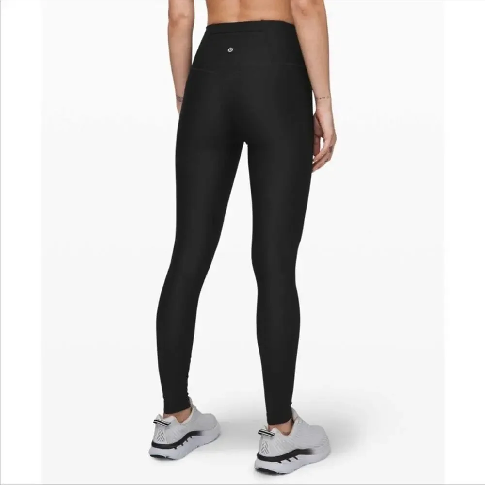 Lululemon Mapped Out High Rise Tight‎ Black Glacier Size 4